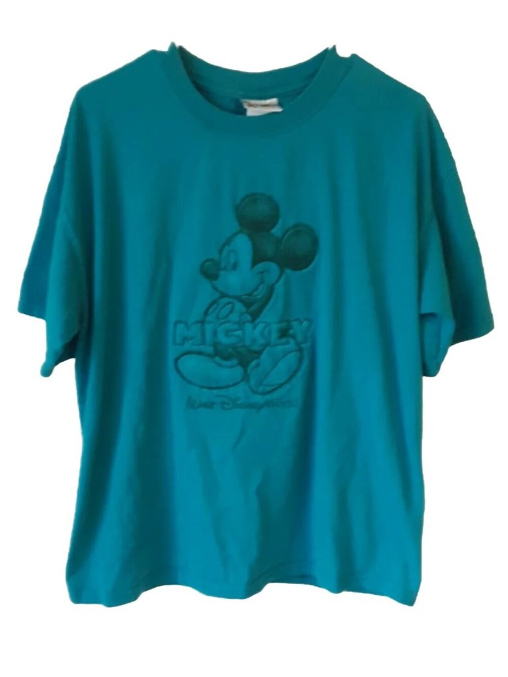 Walt Disney World Large Women's Blue Large T-shirt Mickey Mouse